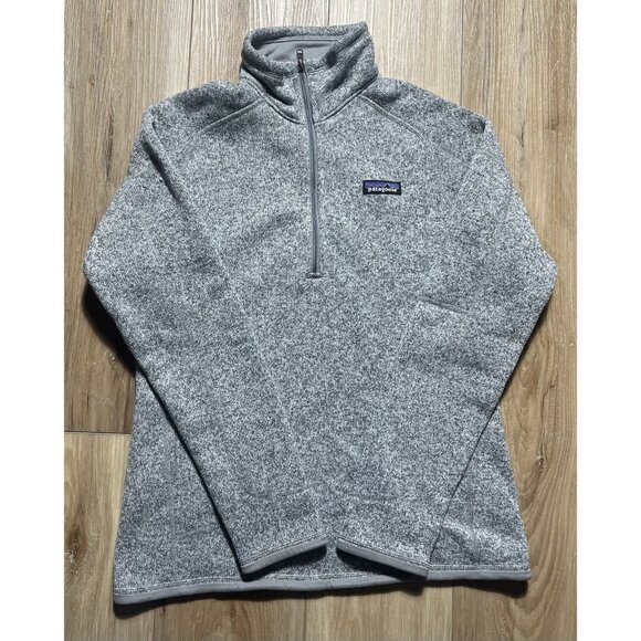 Patagonia Jackets & Blazers - Patagonia Gray 1/4 Fleece Pullover Sweatshirt - Women Size Medium